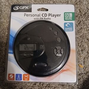 Brand New Gpx Personal CD Player with FM Radio